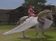 Marcia wielding the Slim Lance in Path of Radiance.