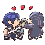 Chrom and Robin from the Fire Emblem Heroes guide.