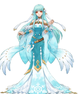 Artwork of Resplendent Ninian in Fire Emblem Heroes.