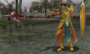 Danved's battle model as a Sentinel in Radiant Dawn.