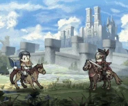 Reinhardt attacking with Arcane Thunder in Heroes.