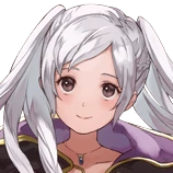 Robin's Ylissean Summer portrait from Heroes.