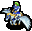 Sprite de la clase Caballero pegaso en Shadow Dragon.