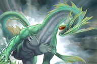 Ninian's Ice Dragon form.