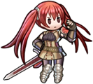 Severa's sprite in Heroes.