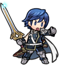 Chrom's sprite as the Exalted Prince in Heroes.