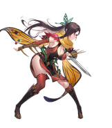 Artwork of Resplendent Kagero from Fire Emblem Heroes by Kakage.