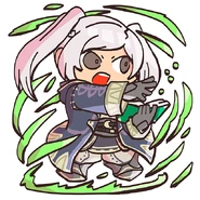 Female Robin from the Fire Emblem Heroes guide.