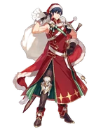 Artwork of Chrom (Winter's Envoy) from Fire Emblem Heroes by Ebila (えびら).