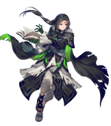 Artwork of Resplendent Soren in Fire Emblem Heroes by Ayumu Murase.