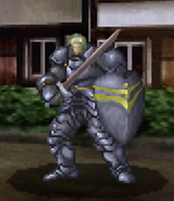 Billford's battle model as an Armor Knight.