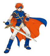 Roy's sticker from Super Smash Bros. Brawl.