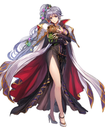 Artwork of Ascended Ishtar from Fire Emblem Heroes by Niji Hayashi.