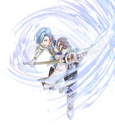 Artwork of Shigure from Fire Emblem Heroes.