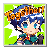 Sticker of Marth from Dragalia Lost.