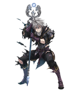 Artwork of Dwyer from Fire Emblem Heroes by HAGIYA Kaoru.