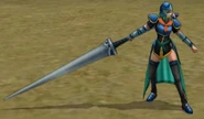 Nephenee wielding the Knight Killer in Path of Radiance.