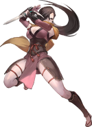 Artwork of Kagero from Fire Emblem Heroes.