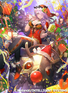 Artwork of Camilla in Fire Emblem 0 (Cipher) by Hisashi Momose.