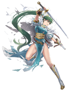 Artwork de Lyn (Resplendissante) (Blessée) par cuboon dans Fire Emblem Heroes