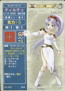 Tailtiu, as she appears in the Anthology series of the TCG as a Level 15 Thunder Mage.