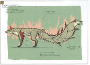 Concept art of a Kitsune