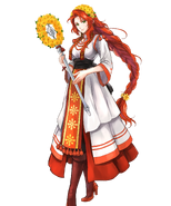 Artwork of Titania (Greil's Devoted) in Fire Emblem Heroes by Wada Sachiko.