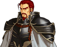 Bryce's unused portrait in Fire Emblem: Radiant Dawn