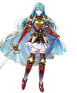 Artwork of Legendary Eirika in Fire Emblem Heroes by Asatani Tomoyo.