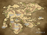 Archanea Map from Shadow Dragon and New Mystery of the Emblem.