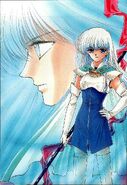 Caeda, as she appears in the manga adaptation.