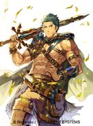 Artwork of Dieck in Fire Emblem 0 (Cipher) by Suisei Sasashima.