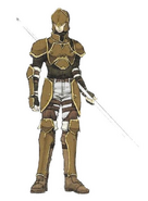 Concept artwork of the Soldier class from Path of Radiance.