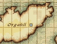 Orgahil as it appears on the map.