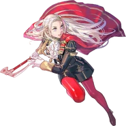 Artwork of Edelgard from the Three Houses cover.