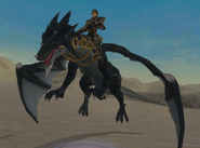 Haar's battle model as a Dragonmaster in Radiant Dawn.