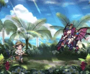 Ivy attacking with Divine Draught.