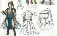 Concept artwork of the female variant of the Swordmaster class from Awakening.