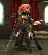 Olivia's battle model as a Assassin in Awakening.