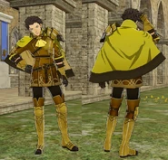Battle model of Claude, a Lord from Fire Emblem Three Houses
