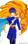 Marth as he appears in the manga