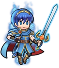 Sprite of Emblem Marth from Heroes.