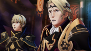 Xander and Leo, upon seeing Garon's true form from Chapter 27 of the Conquest campaign.