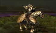 Atlas' battle model as a Gold Knight in Echoes: Shadows of Valentia.