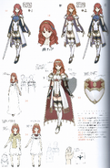 Concept artwork of Celica from Echoes: Shadows of Valentia.