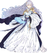 Artwork of Deirdre from Fire Emblem Heroes by Haimura Kiyotaka.