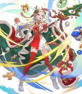 Artwork of Winter Edelgard from Fire Emblem Heroes by teffish.