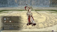Edelgard's battle model as a Dancer.