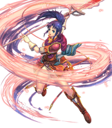 Artwork of female Kris from Fire Emblem Heroes by Daisuke Izuka.