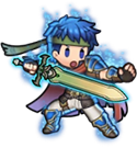 Emblem Ike's sprite from Heroes.